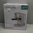 Spacekey Espresso Machine 20 Bar, Espresso Maker with Milk Frother Steam Wand, Stainless Steel Espresso Coffee Machines for Home, Cappuccino, Latte Maker with 58oz Removable Water Tank, White