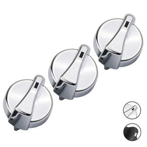 Chrome AC Heater Blower Fan Control Knobs (3 Pcs) | Compatible with Peterbilt 330 350 357 367 375 378 379 384 386 387 HVAC Climate Control Module Switch | Replaces 702-5401 121-0001-000 Chrome AC Heater Blower Fan Control Knobs (3 Pcs) | Compatible with Peterbilt 330 350 357 367 375 378 379 384 386 387 HVAC Climate Control Module Switch | Replaces 702-5401 121-0001-000