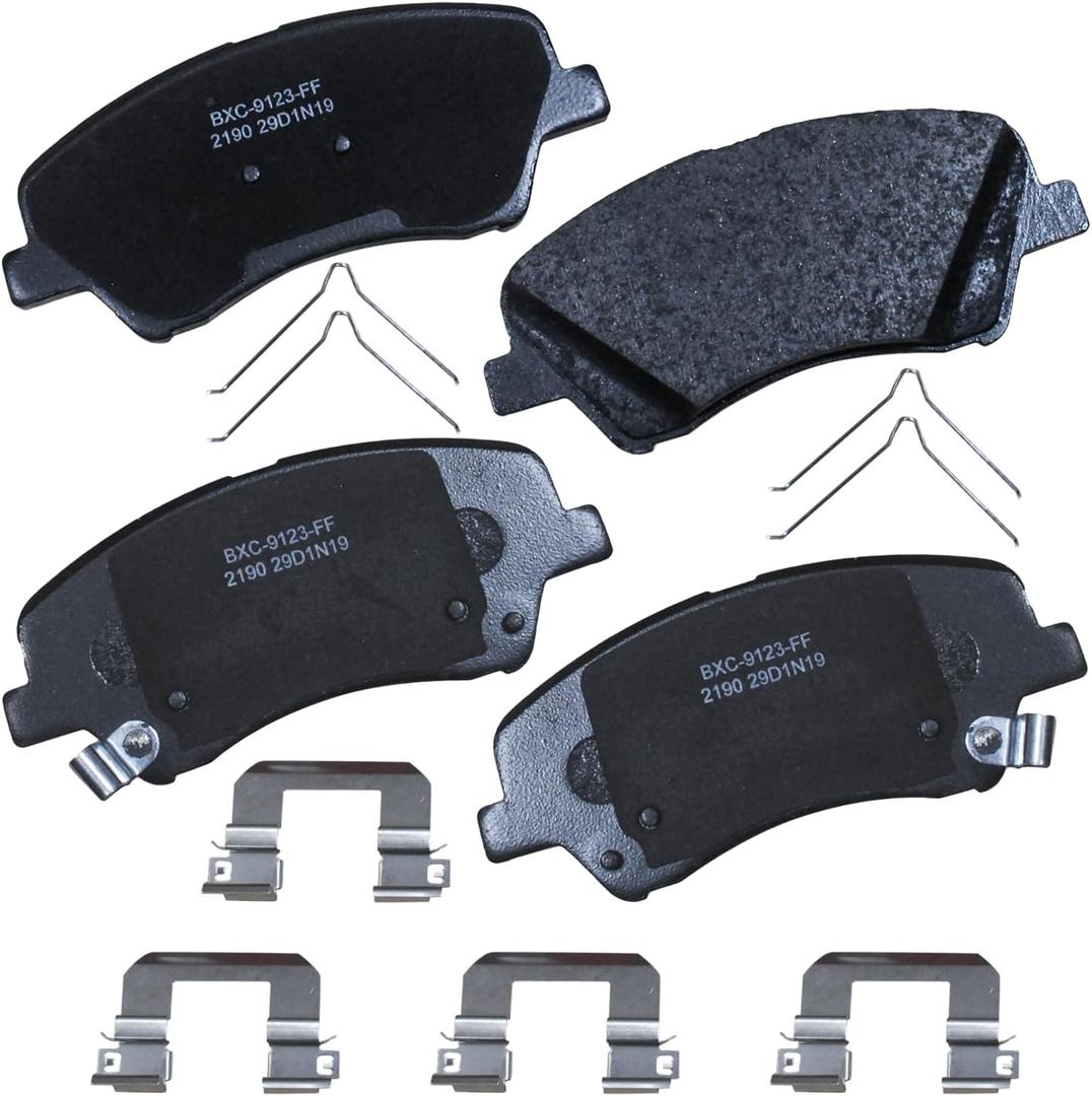 Bendix Premium SBC2190 Ceramic Front Brake Pads for Hyundai Accent 2022-2018, Kia Rio 2023-2018