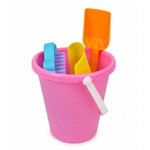 Beach Bucket Toy Set Pink Color
