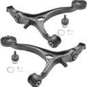 Front Lower Control Arm with Ball Joint Fit for Honda Accord 2008-2012 All Models, Acura TSX 2009-2014 All Models - 4 PCS Suspension Kit K641112 K641113