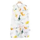 Swaddle-Blanket Baby Girl & Boy Swaddles Newborn Infant Transition 100% Cotton Wrap Blankets, 3-Way Adjustable Wearable Blanket, TOG 1.0 (Colorful Zoo,Small,0-3 Month)