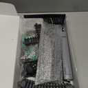 Christmas Electric Remote Control Train Set with Smoke, Lights, Sound, Locomotive Train Model with Track, Remote Carriage, USB Rechargeable, Gifts for Train Lovers (Black)