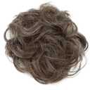 CAISHA Messy Scrunchie Bun Voluminous Wavy Hairpiece Heat-resistant Synthetic Fibres Brown Mix G24A