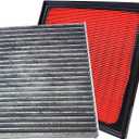 JTBU157-11895 Engine & Cabin Air Filter for AVALON,CAMRY,RAV4,ES350,NX250 | Replacement for CF12157,87139-0E040,87139-28020,CA12377,17801-25020,17801-F0050