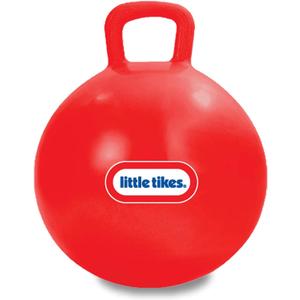 Little Tikes Bouncing Fun! Red Hopper 9301A - Mega 18" Inflatable Heavy Gauge Durable Vinyl Ball - Deflates Easily for Storage - Exercise Learning Fun? YES - Use that Energy! for Kids Ages 4-8 (Red)