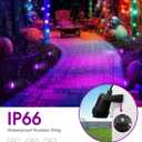 L LOHAS LED Christmas Spotlight Outdoor, Purple Halloween Spot Lights for Yard, Auto On/Off 5W 120V Landscape Lighting for House, Holiday, Trees, Decoration, 450LM IP66 Waterproof, UL Listed, 2 Pack