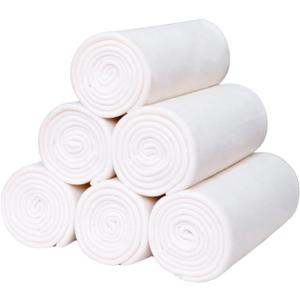 ZYFZCYBL Fleece Throw Blankets Lightweight Warm Soft Cozy Pet-Friendly Bulk Fleece Throw Blanket Solid for Home Bed, SofaOffice,Gifts, Couch (Pack of 6-50 x 60 inchWhite)