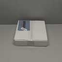 White Marble Corner Shower Shelf, 9 Inch Stone Corner Shelves for Bathroom Wall Mounted Both Sides Polished (1)