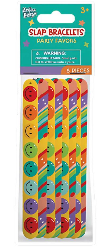 Slap Bracelets 8 pcs (Set of 3)