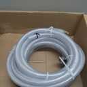 High Pressure Braided Clear Flexible PVC Tubing 3/4" ID, 50ft