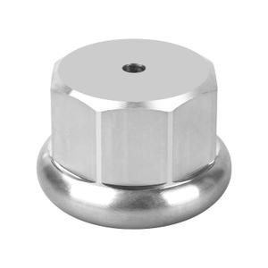 Well Drive Cap 1-1/4",Heavy-Duty Malleable Steel, Fits DRCAP 125/1695  Thread Protector for Shallow Well Point Installation
