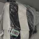 OLANLY Black and White Striped Rug 5' x 7'  Washable Cotton Indoor Outdoor Doormat for Front Door, Entryway, Kitchen, Porch, Patio Decor