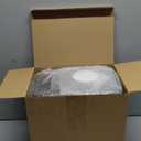 Nosiny 12 Pcs 24 oz Plastic Jars with Lids Airtight Food Containers Large Plastic Jars with Screw on Lids Refillable Kitchen Storage Containers for Dry Food, Coffee, Candy for Kitchen (Black)