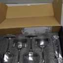 Nick and Nora Cocktail Glasses, 5.8Oz Hand Blown Martini Glasses Set of 2, 100% Lead-Free Crystal Coupe Glassware, Small Cocktail Glasses for Manhattan, Cosmopolitan, Espresso with Gift Box