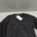 ZESICA Women's 2026 Spring Long Sleeve Crew Neck Solid Color Cable Knit Chunky Casual Oversized Pullover Sweater Tops Small