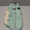 FUAMEY Dog Coat for Large Dogs,Waterproof Dog Winter Jacket with Harness Built in Puppy Cold Weather Coats Reflective Pet Vest with Zipper Warm Fleece Dogs Snowsuit Windproof Mint Green L (chest:24in)