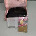 FABÉLLE 30 Inch Lace Front Wig Body Wave Wig Pre-Plucked with Baby Hair Natural Color Glueless Wig for Women Curly Wave Synthetic Lace Front Wig