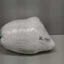 Elegant Canopy Bed Frame With Draped Curtains, Four-Poster Bed Net For Adults,, Size 6,5 x 5 Ft, White