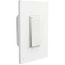 Simply Conserve Single-Pole WiFi Smart Switch SW-SP-100/240V-WiFi-WH, Alexa Device and Google Home Device Compatible WiFi Light Switch, Smart Home Device for Retrofit or New Construction
