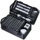 115-in-1 Precision Screwdriver Sets, Professional Repair Tool Kit with Flat Head & Multiple Bits for Electronics, Phone, Watch, Automotive Maintenance - Magnetic, Non-Slip Handle & Tweezers(Grey)