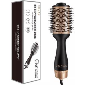 One-Step Professional Hair Dryer Brush, Volumizer, Straightener and Curler by JONIK BEAUTY AND FASHION!