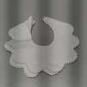 Bamery Baby Bandana Bibs White Cotton Drool Bibs for Drooling and Teething Absorbent for Boy Girl