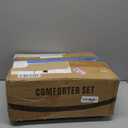 Quilt Queen Full Size 88x88 Gray Branch with White Orange Floral Style Soft Microfiber Lightweight Coverlet Bedspread Summer Bedding Set Bed Cover for All Season (1 Quilt)