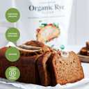 King Arthur Baking Organic Medium Rye Flour - 3 lbs for Complex Flavorful Breads & Baked Goods - 100% US Grown & Milled - Non-GMO Project Verified - Robust Flavor for Rye Bread, Cookies & More (EXP 03/27/26)