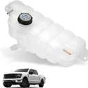 603-318 Engine Coolant Reservoir Tank with Cap Compatible with Ford F-150 Expedition Lobo, Lincoln Navigator 2018-2024 Replaces# DG9Z8100A, FL3Z8A080A