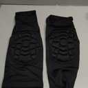 Wrestling Knee Pads for Kids Youth Adult, Knee Compression Sleeve for Basketball Volleyball Football, 1 Pair Short Knee Pads Sleeves ((#2) Black-2pcs,XL)