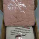 Mini Crib Sheets for Baby Boy Girl 2 Pack, Neutral Mini Crib Mattress Sheet 24" x 38", Muslin Nursery Bedding Soft and Breathable Comfort (Vintage Blossom & Pink)