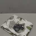 jinchan Vintage Green Shower Curtain Tropical Green Leaves Summer Shower Curtain Set for Bathroom Waterproof Fabric Sage Green Botanical Decor with 12 Hooks 70x72 Inches