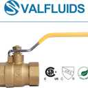 Full Port Forged LF Brass Ball Valve With Female Thread NPT Connector150 PSI WSP / 600 PSI WOG. (2 Inch)