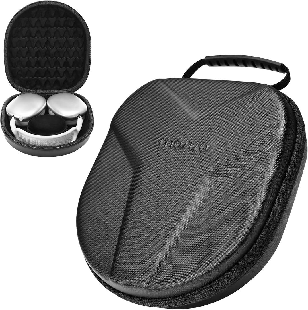 MOSISO Hard Travel Case Compatible with Sony WH1000XM5/WHCH710N/WH1000XM4/WHXB900N/WHXB910N, Compatible with AirPods Max, Bose 700/QC35 II Wireless Noise Cancelling Headphones, Black