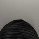 EXQ Home Fluffy Comforter Set Queen Size - Super Soft Faux Fur Stripe Jacquard Comforter 3 Pieces, Black Fleece Bedding Set,Winter Warm Bed Set,1 Comforter with 2 Pillowcases