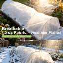 SNZ Plant Covers Freeze Protection, Frost Blanket for Outdoor Plants, Reusable Winter Tree Frost Cloth Plant Freeze Protection for Raised Beds Vegetables Insect Winter Frost, Seed Germination