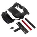 Motorcycle Rear LED Turn Signal Light Tail Brake Running License Plate Bracket for Har&Ley Dyna Fat FX Softail FXS FLS Motorcycle LED Tail Lights (Transparent)
