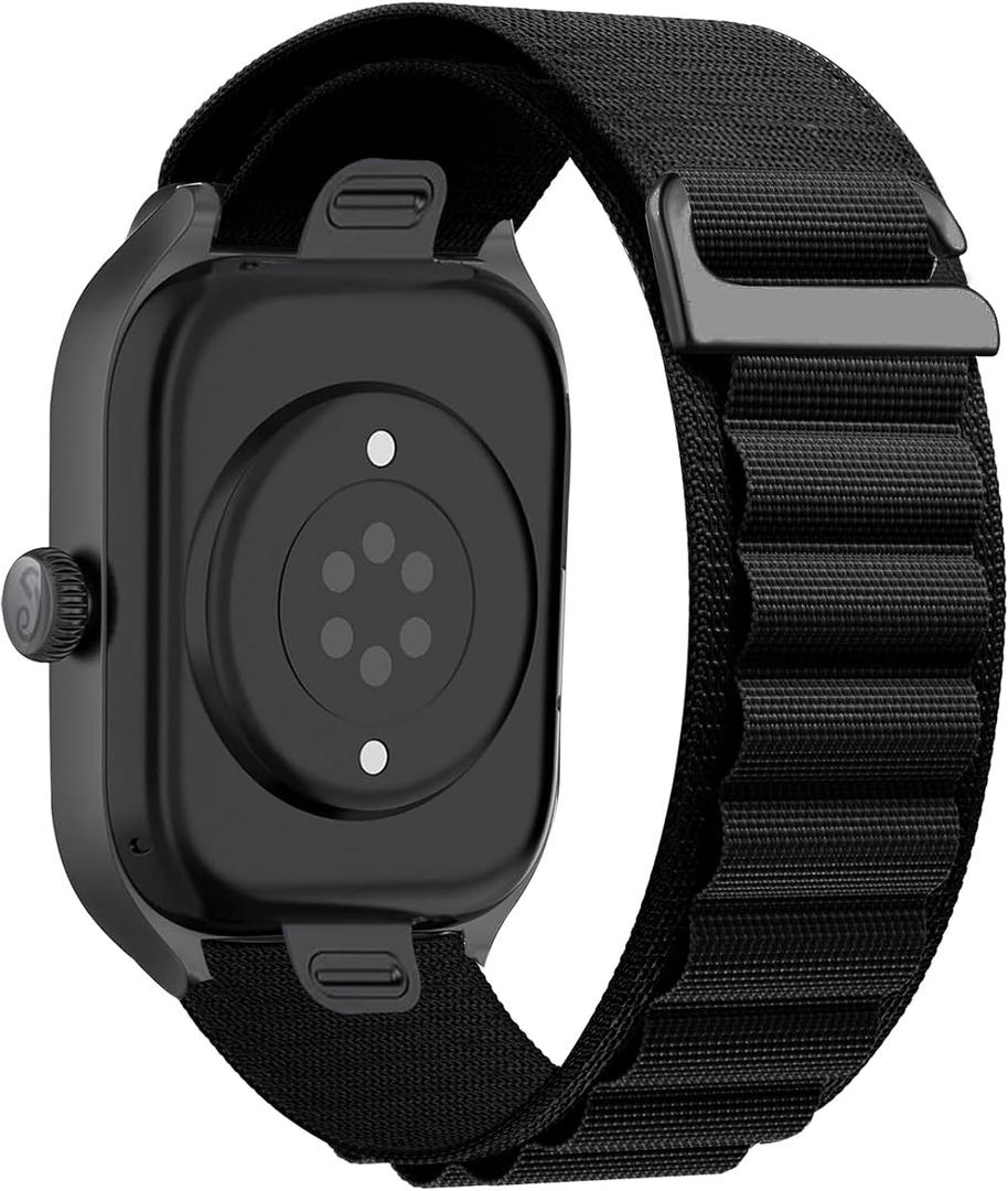 Alpine Loop Nylon Band - Compatible with Apple Watch Ultra 2/Ultra Bands 49mm 45mm 44mm for Men Women, Adjustable with Metal C Hook Strap for iWatch Ultra 2 iWatch Ultra Series 10 46mm SE/9/8/7/6/5