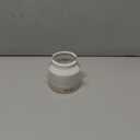 Mud Pie 41220001 Stoneware Sponge Holder, 3 1/2" x 3 1/2", Brown and White