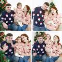 Simplee kids Ugly Christmas Sweater Family Matching Outfits for Holiday Party Knitted Pullover (7-8 Years, Santa-navy)