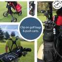 SnakeBelly Golf Ball Holder - Pro with Quick-Draw Release (Black)