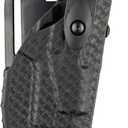 Safariland 7280 7TS SLS Mid-Ride, Level 2 Retention Duty Holster (S&W M&P9/40 X300U, SafariSeven Basketweave Black)
