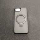 Hocase for iPhone 16e Case, with Magnetic Ring Stand [Compatible with MagSafe] [Military Grade Protection] Slim Shockproof Translucent Protective Phone Case - Black