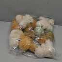 Sotiff 12 Pcs Mini Plush Bear Bulk 4 Inch Stuffed Bears Soft Tiny Animal Doll DIY Keychains Gifts for Easter Goodie Bag Fillers Women's Day Baby Shower Party Favors(Brown, Apricot)