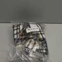 Asiertiy Womens Buffalo Plaid Flannel Shirt Long Sleeve Collar Button Down Blouses Lightweight Tops (XS-4XL) (Brown and Black Plaid)