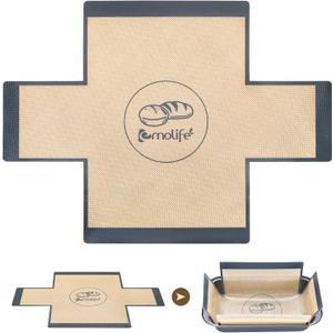 Silicone Bread Loaf Pan Liners, Nonstick, Reusable Bread Pan Baking Mat (1)