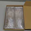 Tatuo 2 Pcs Cable Organizer Box with Wire Ties, Plastic Cord Storage Box with Lid, Electronics Organizer for Home Office Desk Organizers and Accessories (Clear)