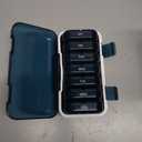 Vikie Weekly Pill Organizer 2 Times a Day with AM PM Sections, BPA-Free, Portable & Moisture-Proof for Pills, Vitamins, Supplements (2x7 Blue)