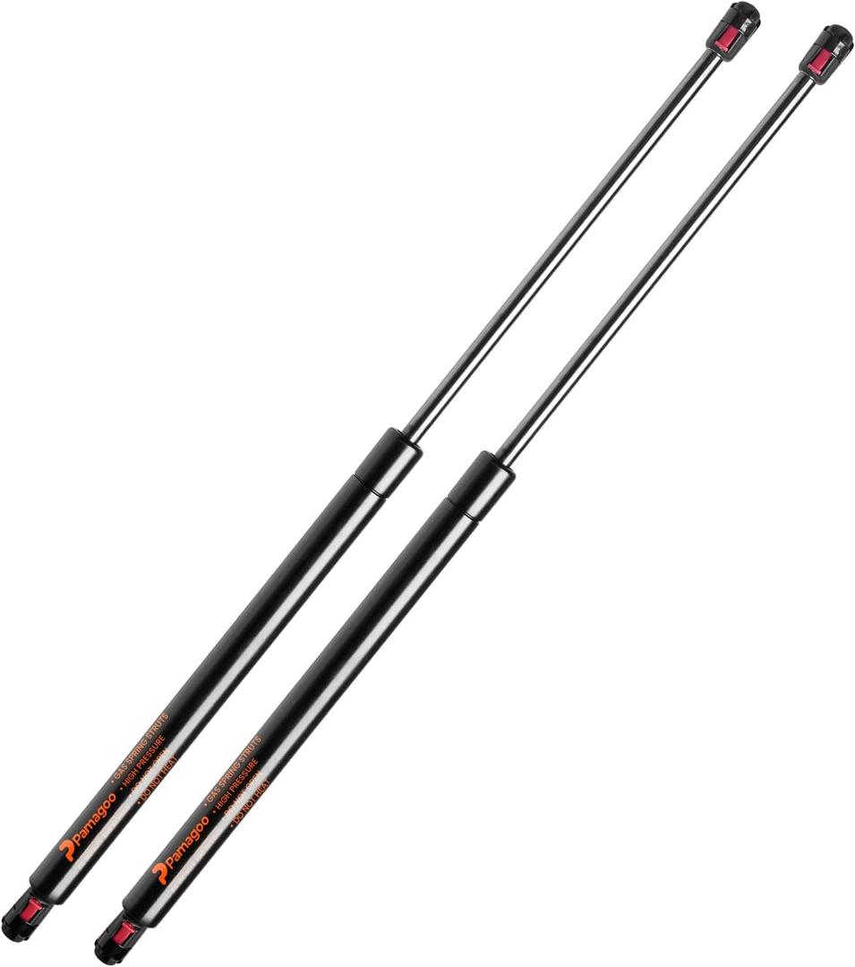 SE244P60EZ10 24 inch 60 lbs Gas Strut Prop, 24 Shock Lift for Camper Shell Tonneau Cover RV Bed Door Leer Camper Shell Cap Topper Canopy Glass Door, 2 Pack